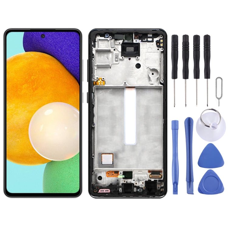 Original Super AMOLED LCD Screen for Samsung Galaxy A52 SM-A526(5G Version) Digitizer Full Assembly With Frame - LCD Screen by buy2fix | Online Shopping UK | buy2fix