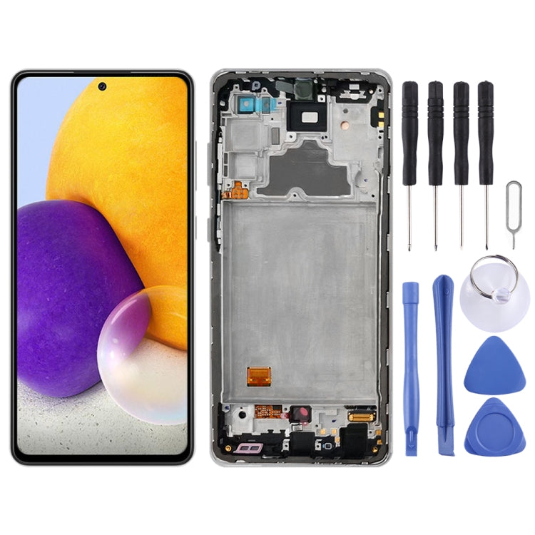 Original Super AMOLED LCD Screen for Samsung Galaxy A72 SM-A725(4G Version) Digitizer Full Assembly With Frame - LCD Screen by buy2fix | Online Shopping UK | buy2fix