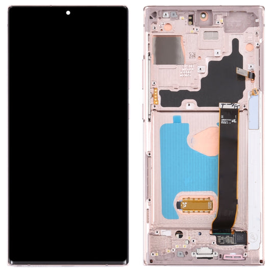 Original Super AMOLED LCD Screen for Samsung Galaxy Note20 Ultra SM-N986(5G Version) Digitizer Full Assembly With Frame (Gold) - LCD Screen by buy2fix | Online Shopping UK | buy2fix