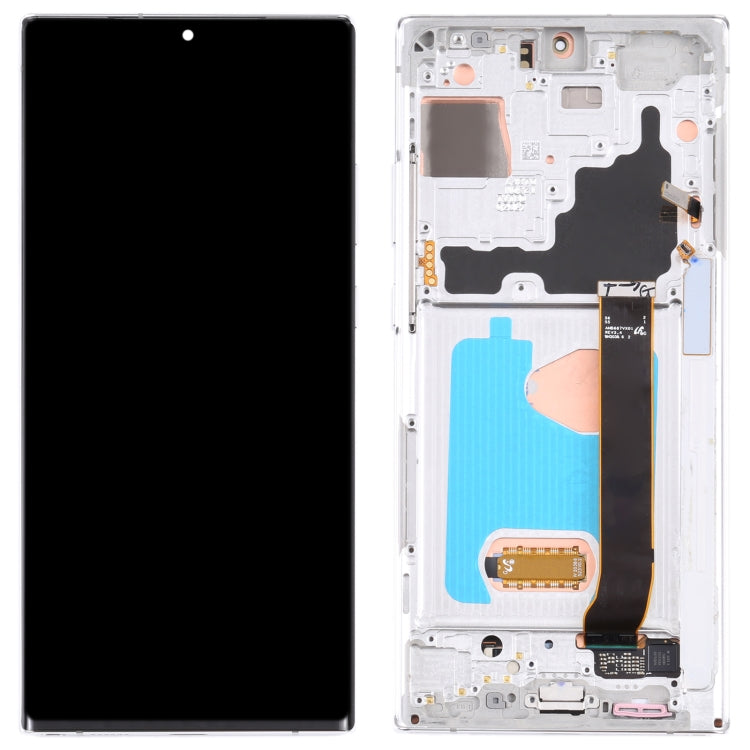 Original Super AMOLED LCD Screen for Samsung Galaxy Note20 Ultra SM-N986 5G Version Digitizer Full Assembly With Frame (Silver) - LCD Screen by buy2fix | Online Shopping UK | buy2fix