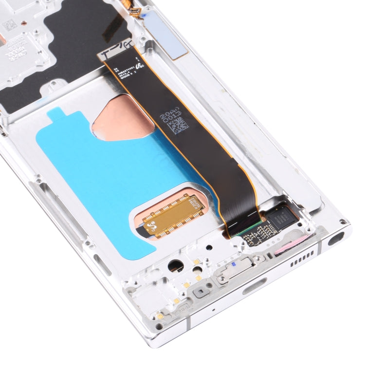 Original Super AMOLED LCD Screen for Samsung Galaxy Note20 Ultra SM-N986 5G Version Digitizer Full Assembly With Frame (Silver) - LCD Screen by buy2fix | Online Shopping UK | buy2fix