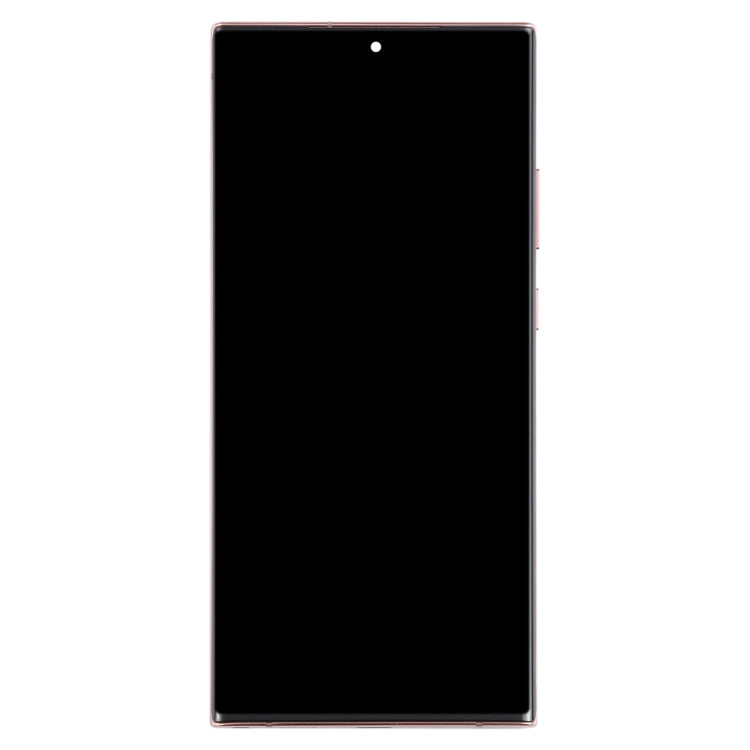 For Samsung Galaxy Note20 Ultra 4G Original Super AMOLED LCD Screen Digitizer Full Assembly With Frame (Gold) - LCD Screen by buy2fix | Online Shopping UK | buy2fix