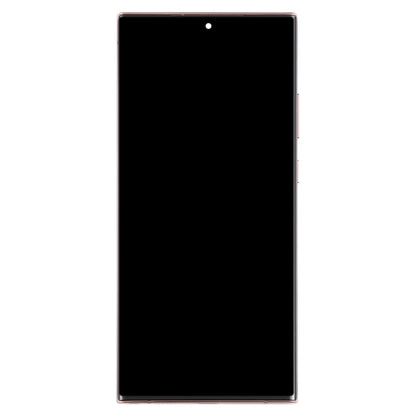 For Samsung Galaxy Note20 Ultra 4G Original Super AMOLED LCD Screen Digitizer Full Assembly With Frame (Gold) - LCD Screen by buy2fix | Online Shopping UK | buy2fix