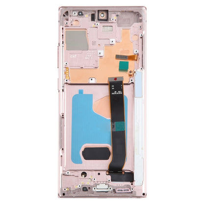 For Samsung Galaxy Note20 Ultra 4G Original Super AMOLED LCD Screen Digitizer Full Assembly With Frame (Gold) - LCD Screen by buy2fix | Online Shopping UK | buy2fix