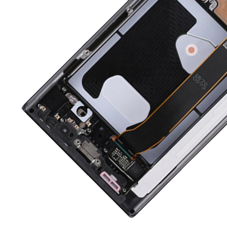 For Samsung Galaxy Note20 Ultra 4G Original Super AMOLED LCD Screen Digitizer Full Assembly With Frame(Black) - LCD Screen by buy2fix | Online Shopping UK | buy2fix