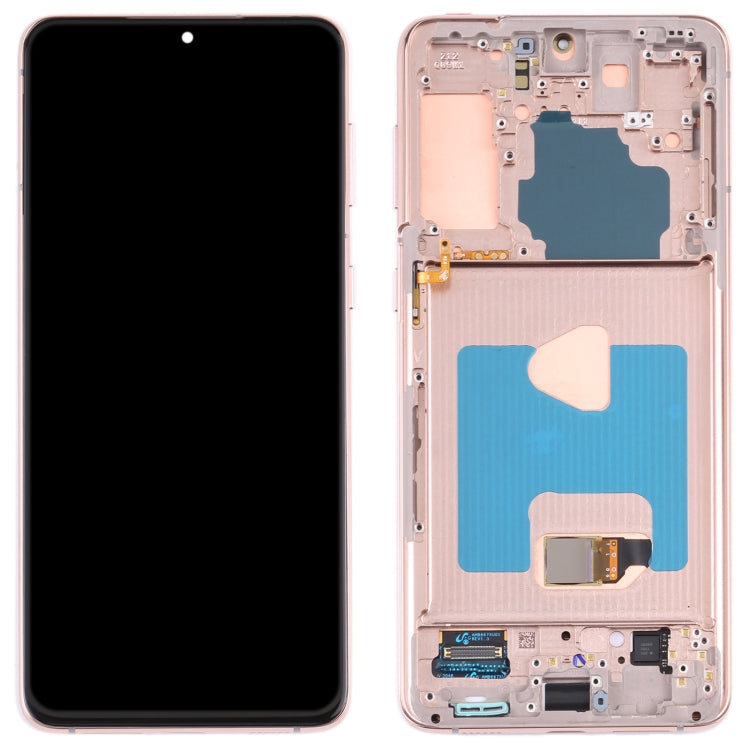 For Samsung Galaxy S21+ 5G SM-G996 Original LCD Screen Digitizer Full Assembly With Frame (Gold) - LCD Screen by buy2fix | Online Shopping UK | buy2fix