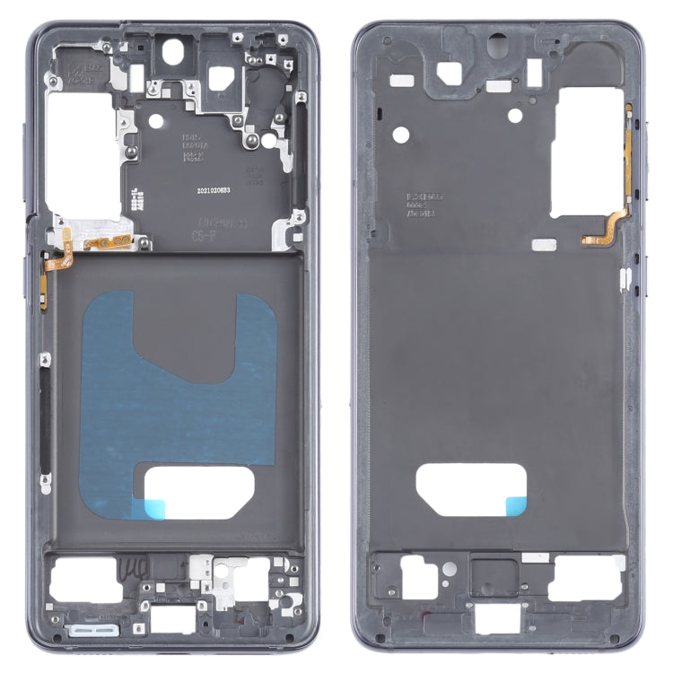 For Samsung Galaxy S21  Middle Frame Bezel Plate (Black) - Frame Bezel Plate by buy2fix | Online Shopping UK | buy2fix