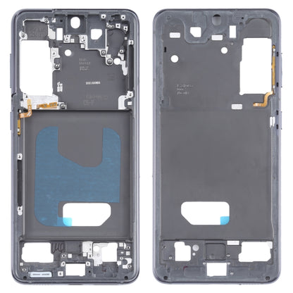 For Samsung Galaxy S21  Middle Frame Bezel Plate (Black) - Frame Bezel Plate by buy2fix | Online Shopping UK | buy2fix