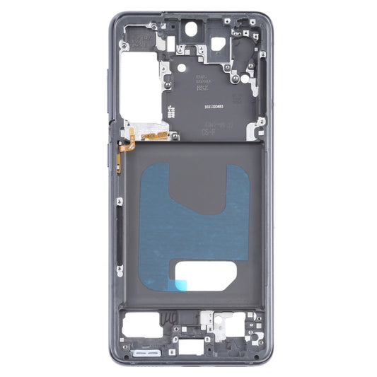 For Samsung Galaxy S21  Middle Frame Bezel Plate (Black) - Frame Bezel Plate by buy2fix | Online Shopping UK | buy2fix