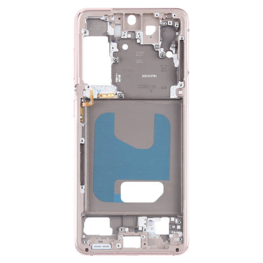 For Samsung Galaxy S21  Middle Frame Bezel Plate (Gold) - Frame Bezel Plate by buy2fix | Online Shopping UK | buy2fix