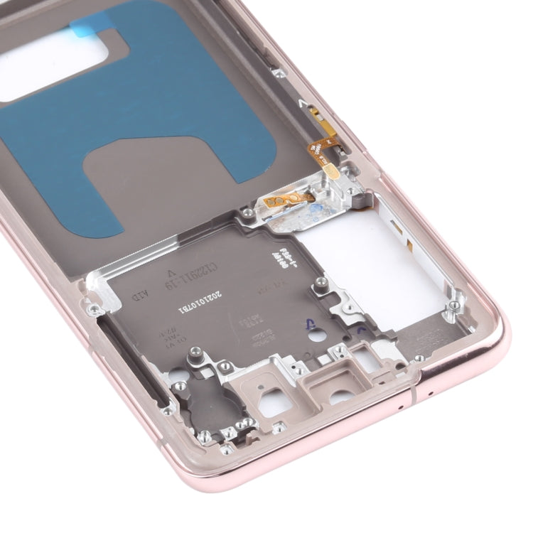 For Samsung Galaxy S21  Middle Frame Bezel Plate (Gold) - Frame Bezel Plate by buy2fix | Online Shopping UK | buy2fix
