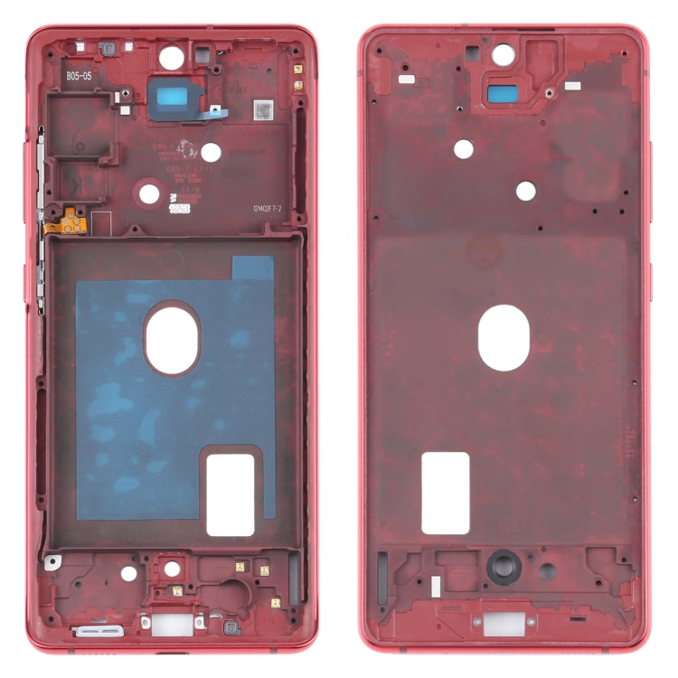 For Samsung Galaxy S20 FE Middle Frame Bezel Plate With Accessories (Red) - Frame Bezel Plate by buy2fix | Online Shopping UK | buy2fix