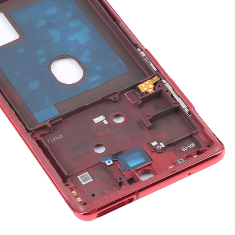 For Samsung Galaxy S20 FE Middle Frame Bezel Plate With Accessories (Red) - Frame Bezel Plate by buy2fix | Online Shopping UK | buy2fix