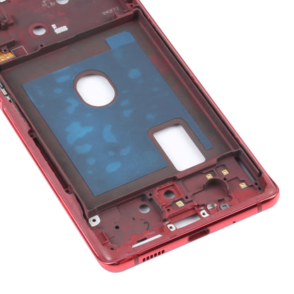For Samsung Galaxy S20 FE Middle Frame Bezel Plate With Accessories (Red) - Frame Bezel Plate by buy2fix | Online Shopping UK | buy2fix