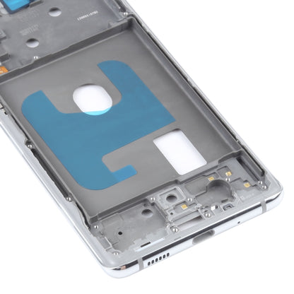 For Samsung Galaxy S20 FE Middle Frame Bezel Plate With Accessories (Silver) - Frame Bezel Plate by buy2fix | Online Shopping UK | buy2fix