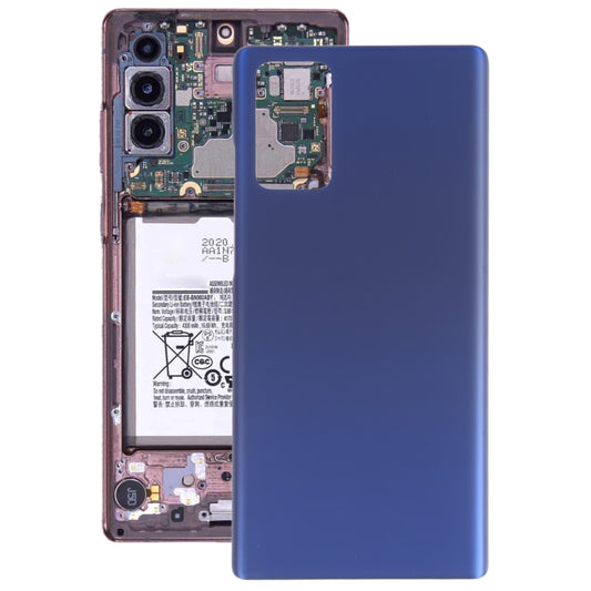 For Samsung Galaxy Note20 5G Battery Back Cover (Blue) - Back Cover by buy2fix | Online Shopping UK | buy2fix
