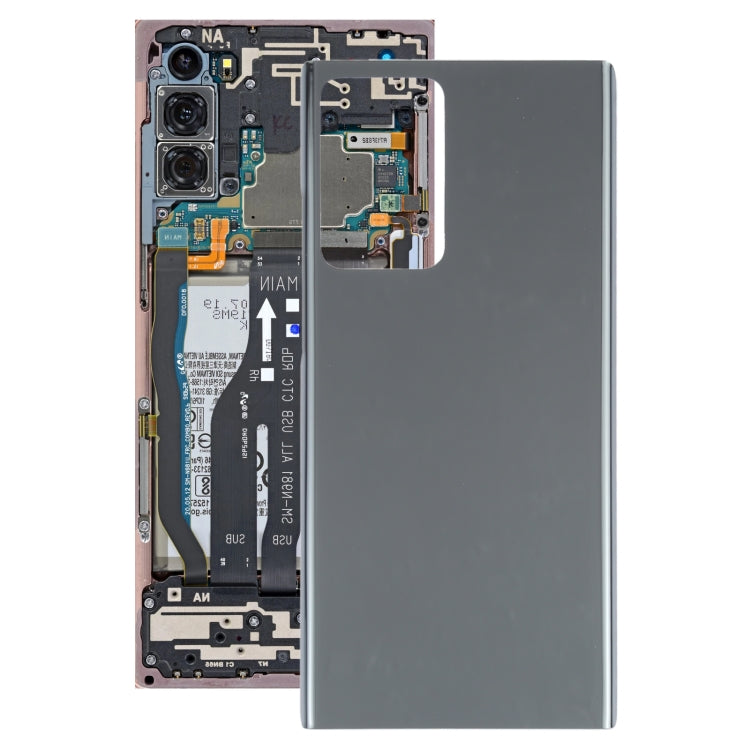 For Samsung Galaxy Note20 Ultra 5G Battery Back Cover (Black) - Back Cover by buy2fix | Online Shopping UK | buy2fix