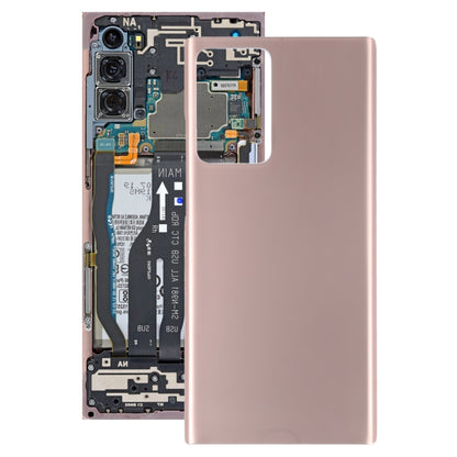 For Samsung Galaxy Note20 Ultra 5G Battery Back Cover (Brown) - Back Cover by buy2fix | Online Shopping UK | buy2fix
