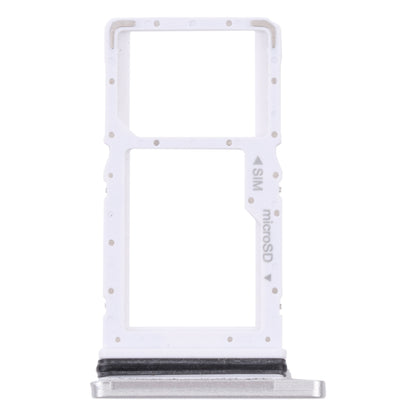 For Samsung Galaxy Tab A7 10.4 (2020) SM-T505 SIM Card Tray + Micro SD Card Tray (White) - Card Tray by buy2fix | Online Shopping UK | buy2fix