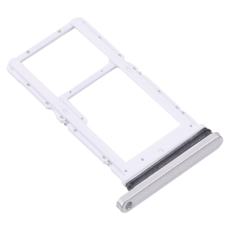 For Samsung Galaxy Tab A7 10.4 (2020) SM-T505 SIM Card Tray + Micro SD Card Tray (White) - Card Tray by buy2fix | Online Shopping UK | buy2fix