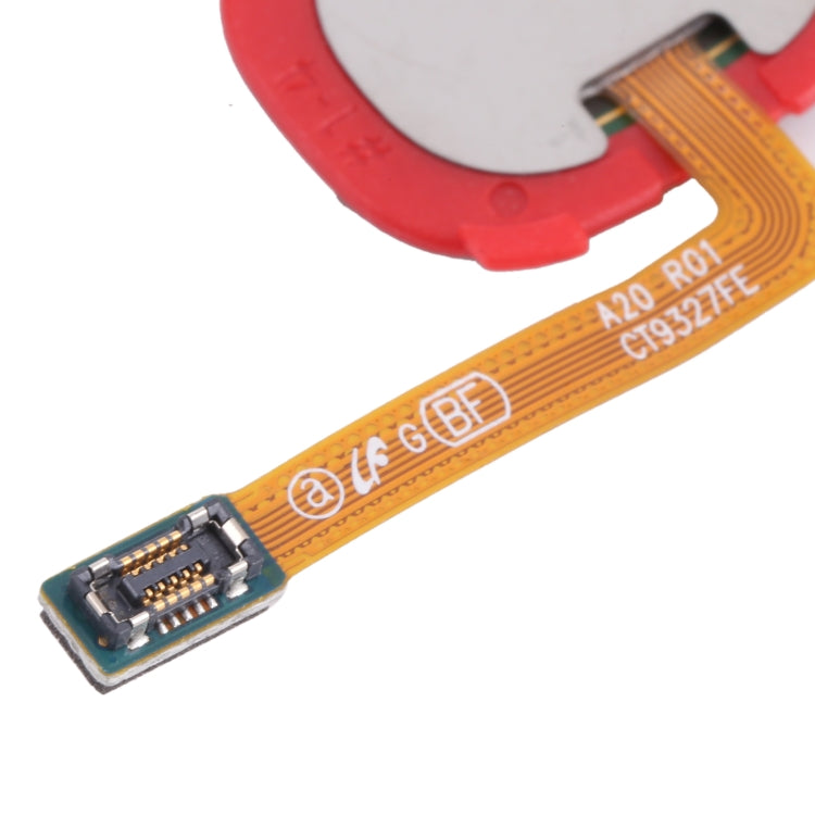 For Samsung Galaxy A20e / A20 Fingerprint Sensor Flex Cable(Red) - Flex Cable by buy2fix | Online Shopping UK | buy2fix