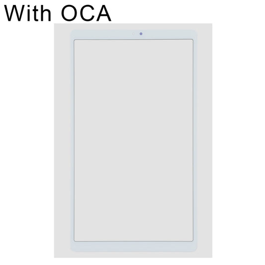 For Samsung Galaxy Tab A7 Lite SM-T220 Wifi  Front Screen Outer Glass Lens with OCA Optically Clear Adhesive (White) - Outer Glass Lens by buy2fix | Online Shopping UK | buy2fix