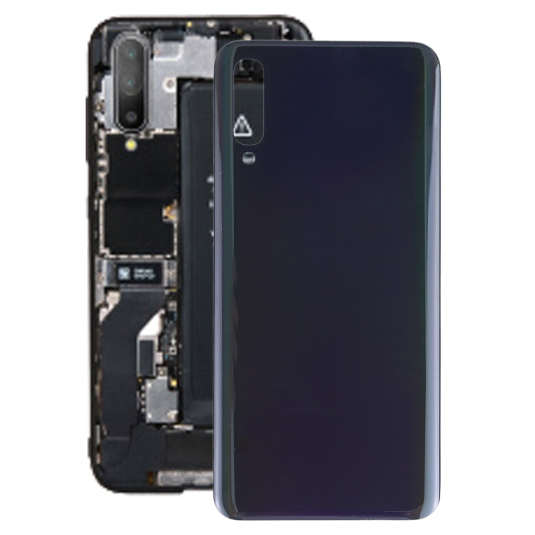 For Galaxy A50, SM-A505F/DS Battery Back Cover (Black) - Back Cover by buy2fix | Online Shopping UK | buy2fix