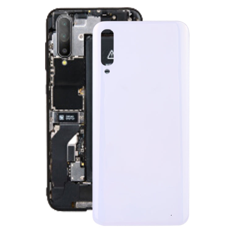 For Galaxy A50, SM-A505F/DS Battery Back Cover (White) - Back Cover by buy2fix | Online Shopping UK | buy2fix