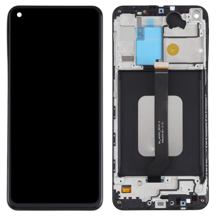 Original LCD Screen for Samsung Galaxy A60 SM-A606 Digitizer Full Assembly with Frame (Black) - LCD Screen by buy2fix | Online Shopping UK | buy2fix