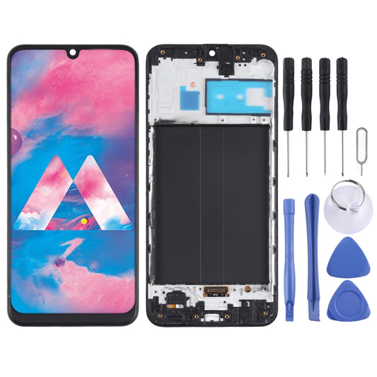 Original LCD Screen and Digitizer Full Assembly with Frame for Samsung Galaxy M30 SM-M305 (Black) - LCD Screen by buy2fix | Online Shopping UK | buy2fix