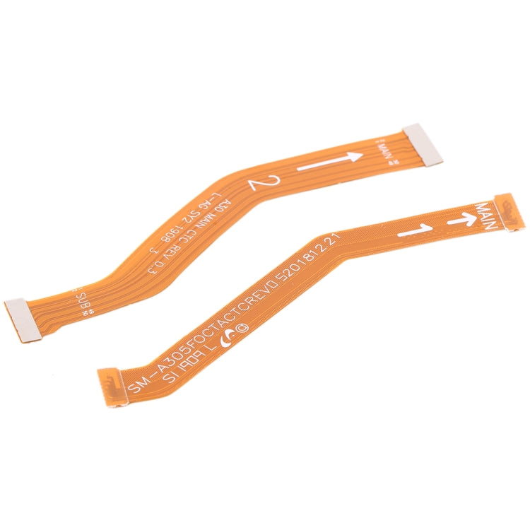 For Galaxy A30 Motherboard Flex Cable + LCD Flex Cable - Flex Cable by buy2fix | Online Shopping UK | buy2fix
