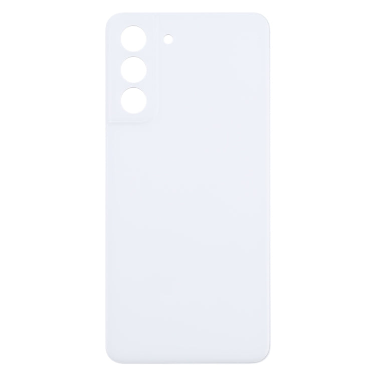 For Samsung Galaxy S21 FE 5G SM-G990B Battery Back Cover (White) - Back Cover by buy2fix | Online Shopping UK | buy2fix