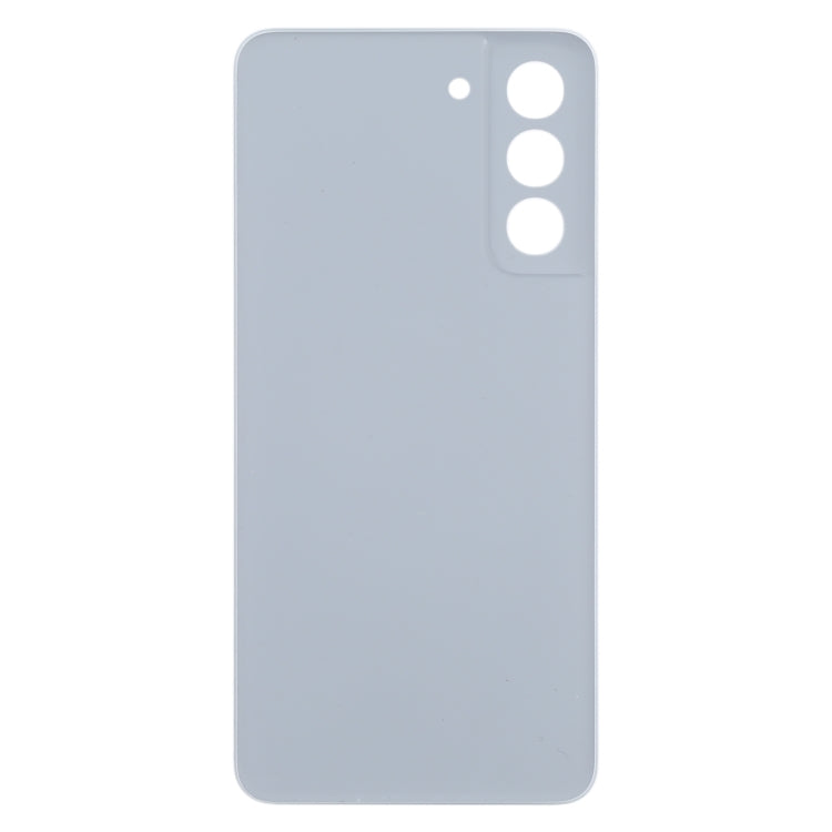 For Samsung Galaxy S21 FE 5G SM-G990B Battery Back Cover (White) - Back Cover by buy2fix | Online Shopping UK | buy2fix