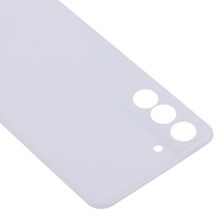 For Samsung Galaxy S21 FE 5G SM-G990B Battery Back Cover (White) - Back Cover by buy2fix | Online Shopping UK | buy2fix