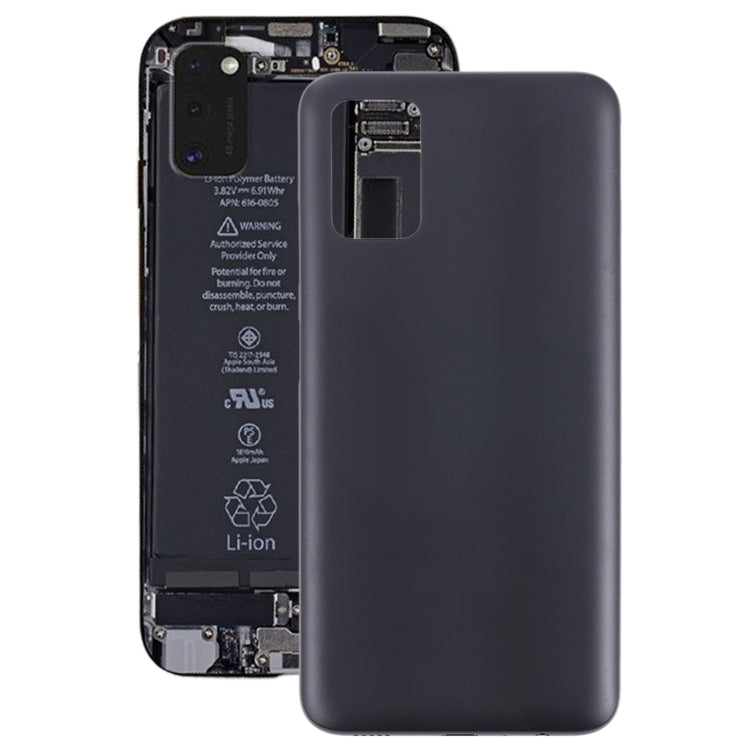 For Samsung Galaxy A03s SM-A037 Battery Back Cover (Black) - Back Cover by buy2fix | Online Shopping UK | buy2fix