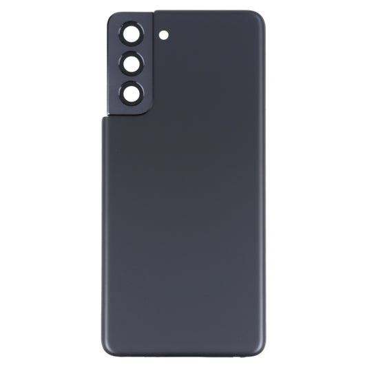 For Samsung Galaxy S21 5G Battery Back Cover with Camera Lens Cover (Black) - Back Cover by buy2fix | Online Shopping UK | buy2fix