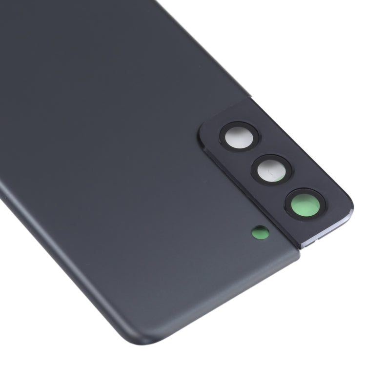 For Samsung Galaxy S21 5G Battery Back Cover with Camera Lens Cover (Black) - Back Cover by buy2fix | Online Shopping UK | buy2fix