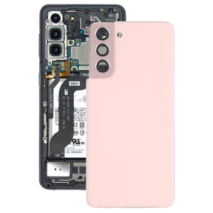 For Samsung Galaxy S21 5G Battery Back Cover with Camera Lens Cover (Pink) - Back Cover by buy2fix | Online Shopping UK | buy2fix