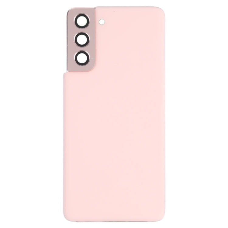 For Samsung Galaxy S21 5G Battery Back Cover with Camera Lens Cover (Pink) - Back Cover by buy2fix | Online Shopping UK | buy2fix