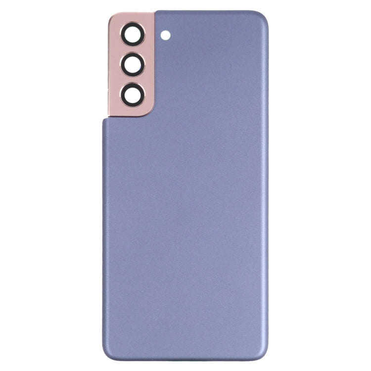 For Samsung Galaxy S21 5G Battery Back Cover with Camera Lens Cover (Purple) - Back Cover by buy2fix | Online Shopping UK | buy2fix