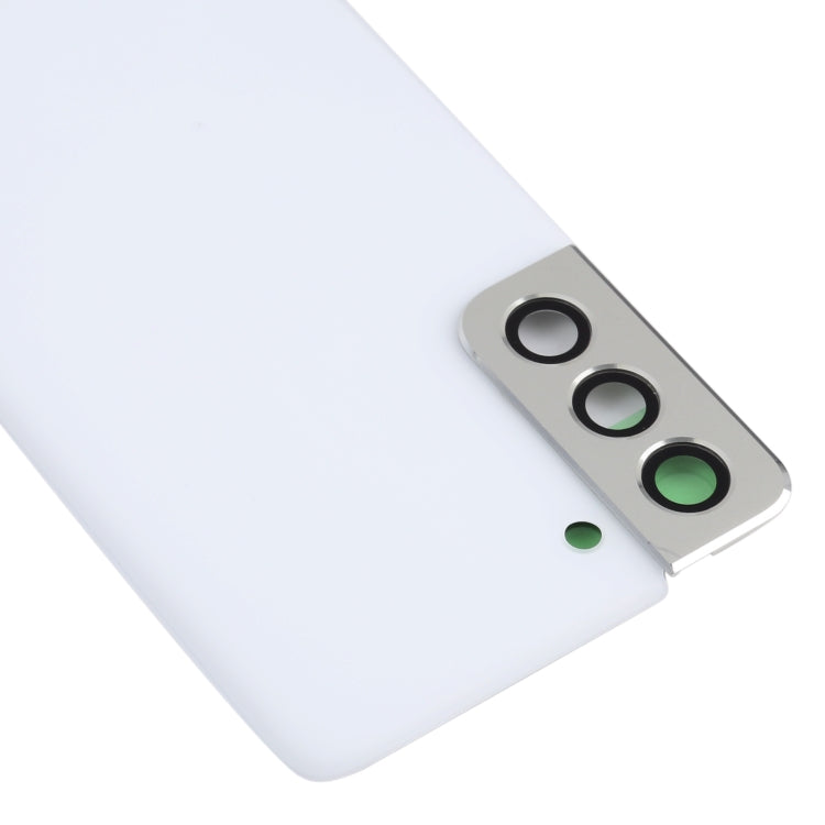 For Samsung Galaxy S21 5G Battery Back Cover with Camera Lens Cover (White) - Back Cover by buy2fix | Online Shopping UK | buy2fix