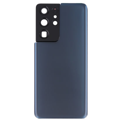 For Samsung Galaxy S21 Ultra 5G Battery Back Cover with Camera Lens Cover (Blue) - Back Cover by buy2fix | Online Shopping UK | buy2fix