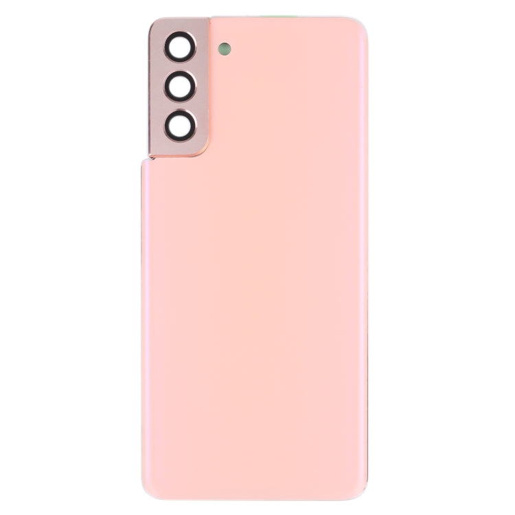 For Samsung Galaxy S21+ 5G Battery Back Cover with Camera Lens Cover (Pink) - Back Cover by buy2fix | Online Shopping UK | buy2fix