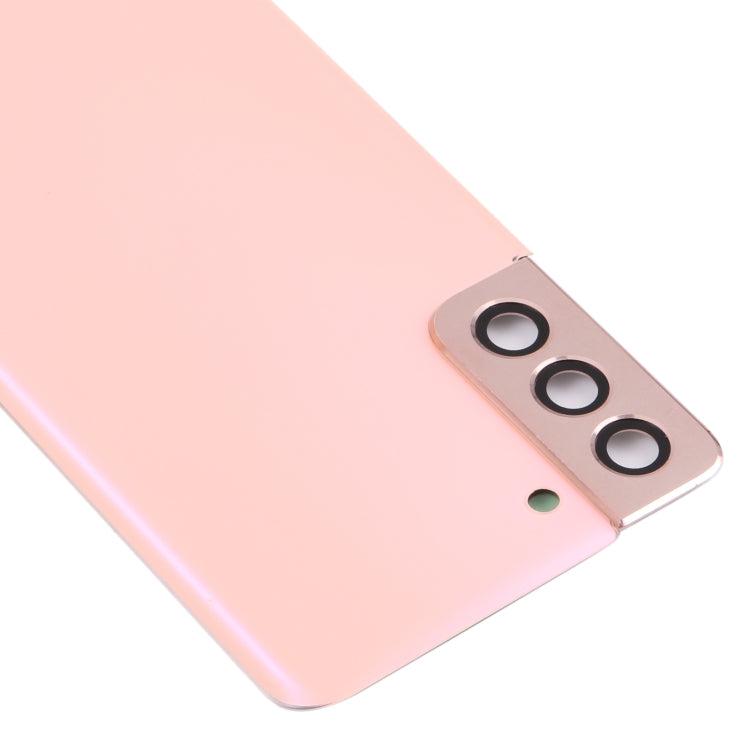 For Samsung Galaxy S21+ 5G Battery Back Cover with Camera Lens Cover (Pink) - Back Cover by buy2fix | Online Shopping UK | buy2fix