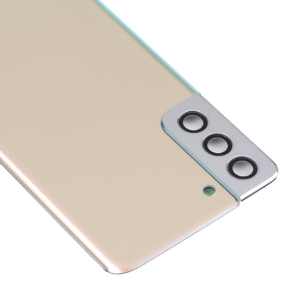 For Samsung Galaxy S21+ 5G Battery Back Cover with Camera Lens Cover (Gold) - Back Cover by buy2fix | Online Shopping UK | buy2fix