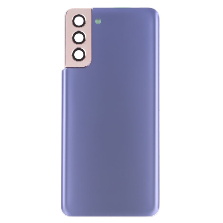 For Samsung Galaxy S21+ 5G Battery Back Cover with Camera Lens Cover (Purple) - Back Cover by buy2fix | Online Shopping UK | buy2fix