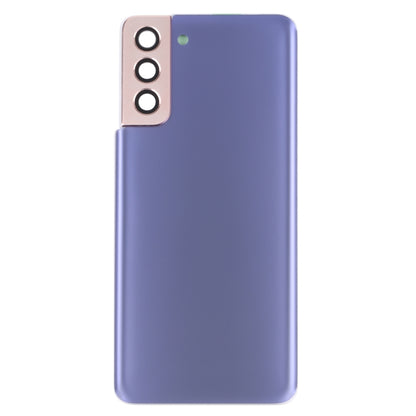 For Samsung Galaxy S21+ 5G Battery Back Cover with Camera Lens Cover (Purple) - Back Cover by buy2fix | Online Shopping UK | buy2fix