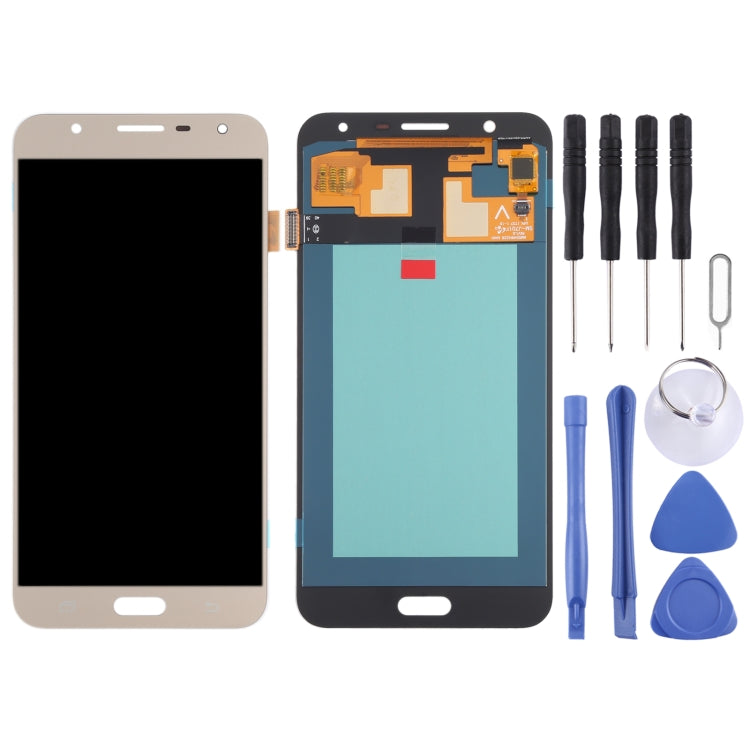 OLED LCD Screen for Samsung Galaxy J7 Nxt SM-J701 With Digitizer Full Assembly (Gold) - LCD Screen by buy2fix | Online Shopping UK | buy2fix