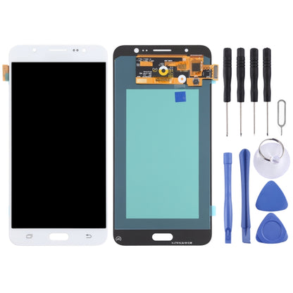 OLED LCD Screen for Samsung Galaxy J7 (2016) SM-J710 With Digitizer Full Assembly (White) - LCD Screen by buy2fix | Online Shopping UK | buy2fix