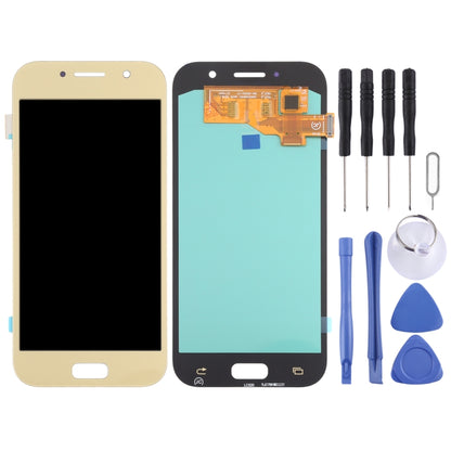 OLED LCD Screen for Samsung Galaxy A5 (2017) SM-A520 With Digitizer Full Assembly (Gold) - LCD Screen by buy2fix | Online Shopping UK | buy2fix